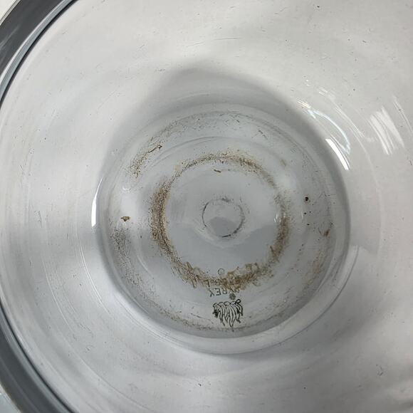 Vintage PYREX Flameware BLUE GLASS Double Boiler Pots 6763-U 6763-L (No Lid) - Picture 6 of 16